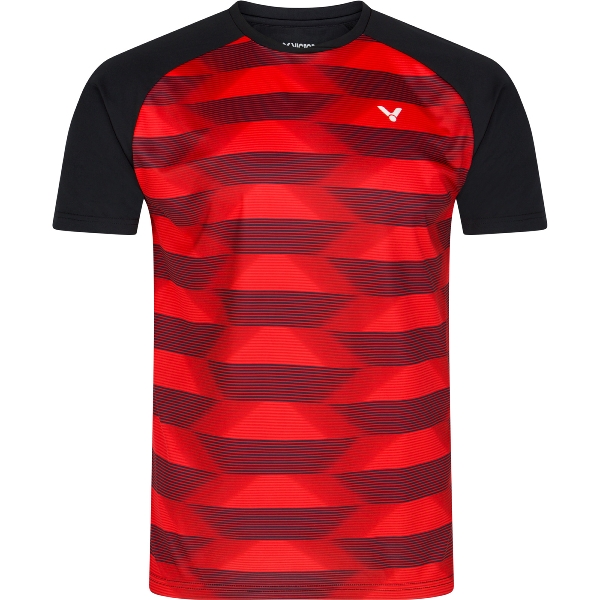 VICTOR T-Shirt T-33102  Black/Red 2023