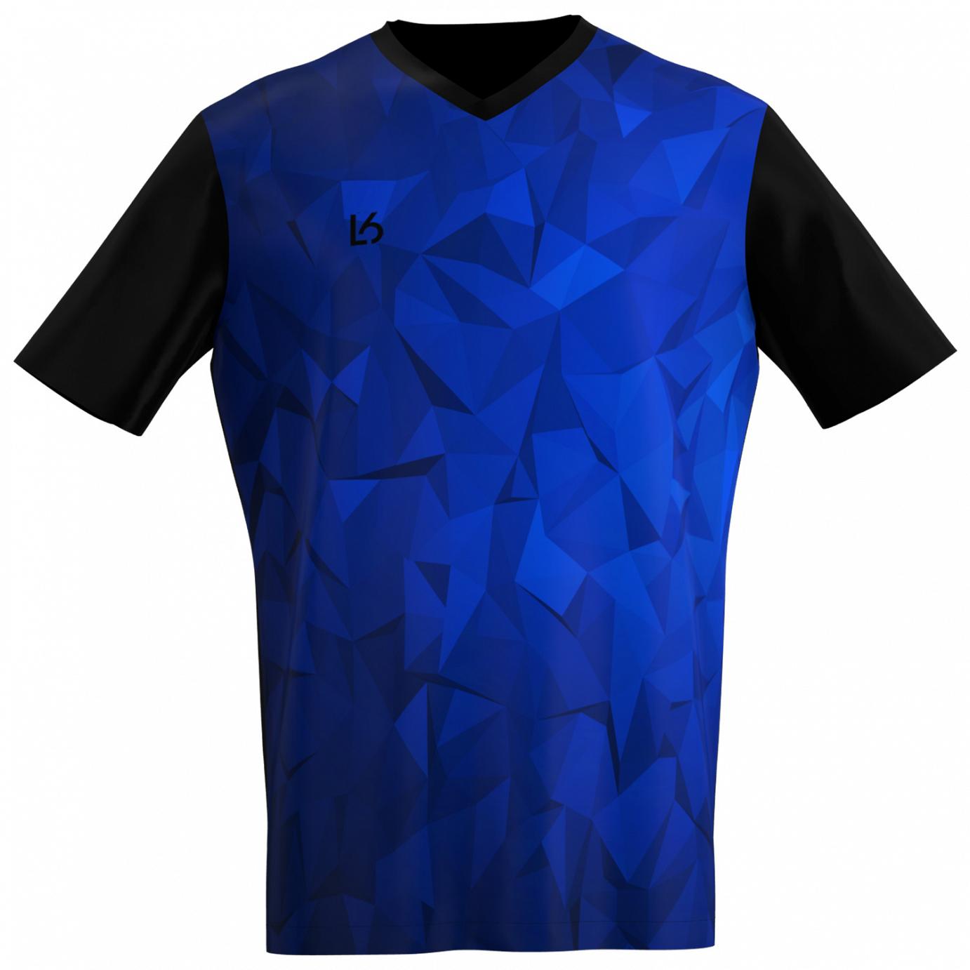 L6 V-Neck Trikot - Polygon Blue - Badminton Shop Franken