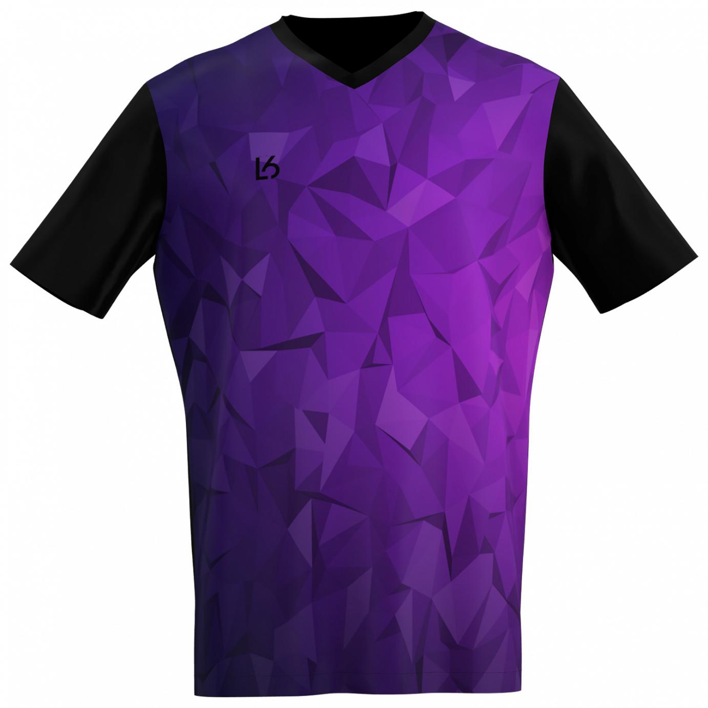 L6 V-Neck Trikot - Polygon Purple - Badminton Shop Franken