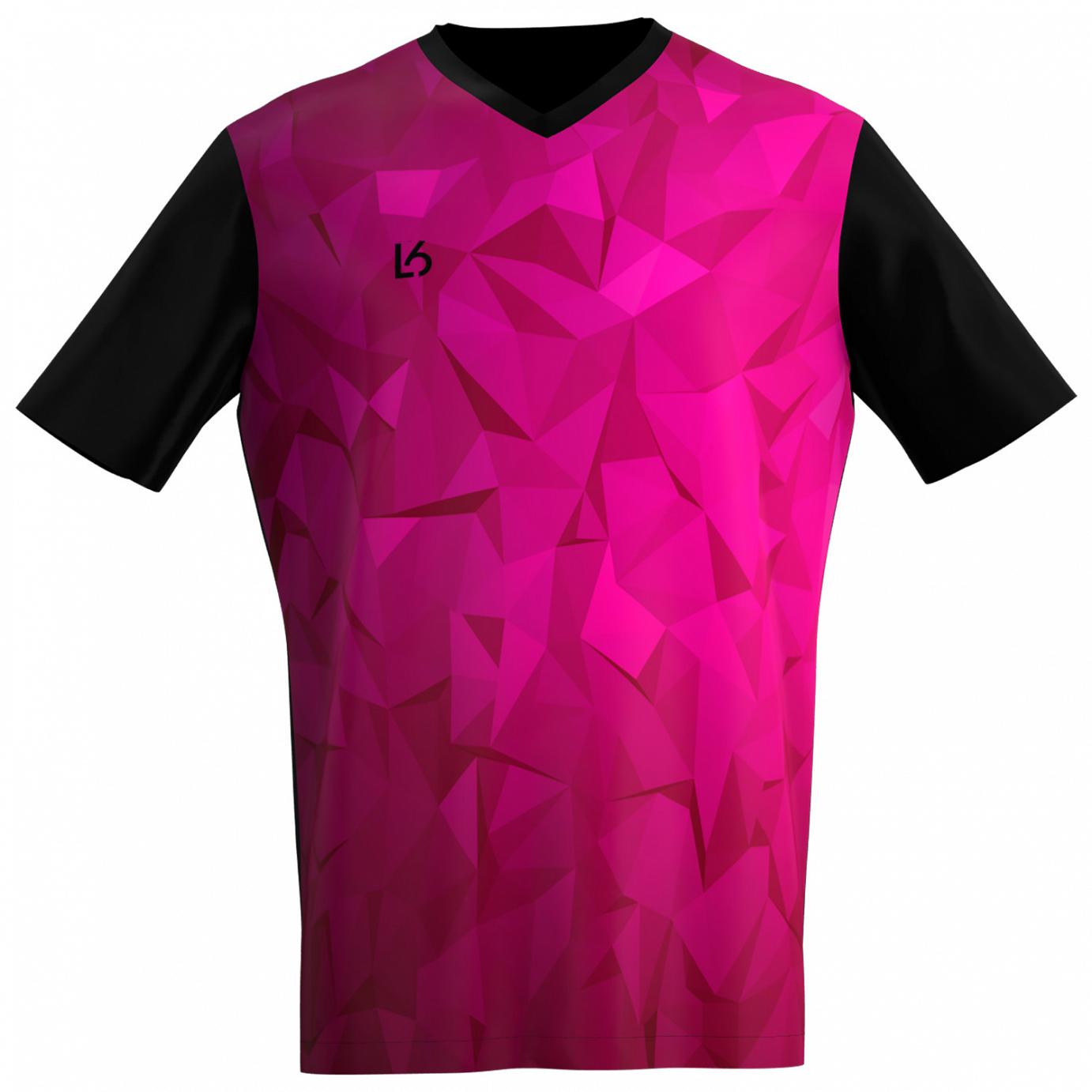 L6 V-Neck Trikot - Polygon Pink