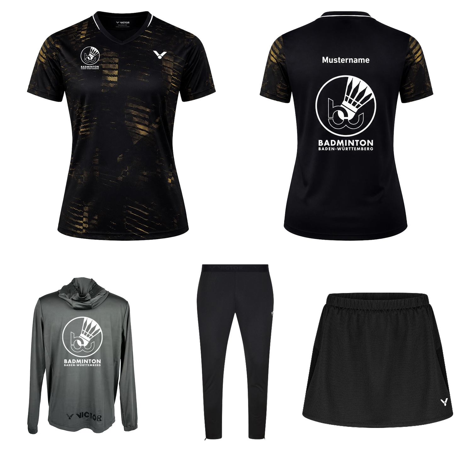 Trainingsset Damen, Rock