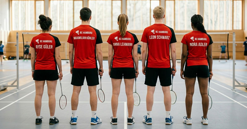 Vereinsshop – Teambestellung